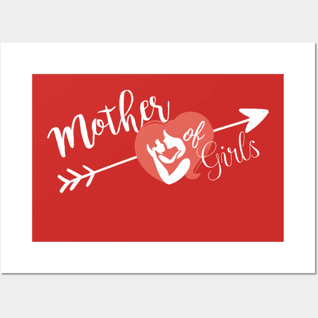 Mother of girls Wall Art by artdise